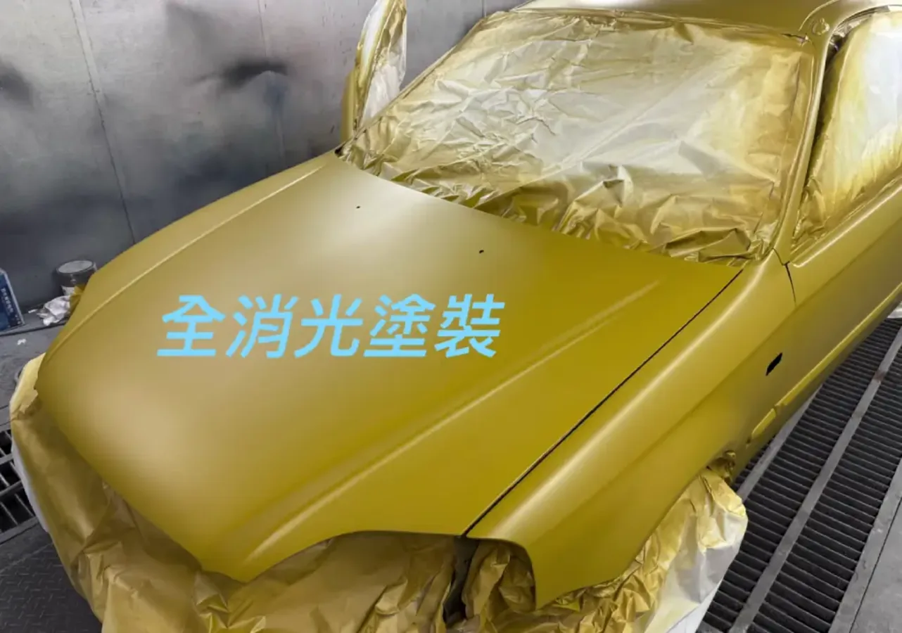 世承汽車商行 全消光塗裝示意圖