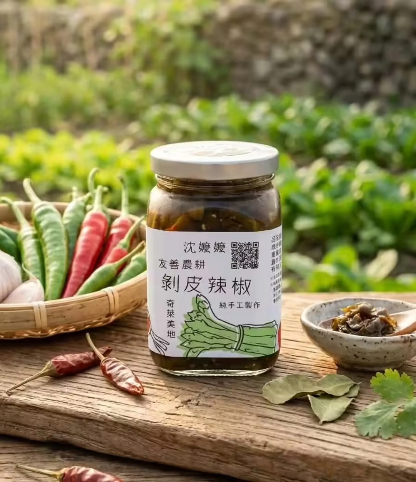 友善農耕剝皮辣椒