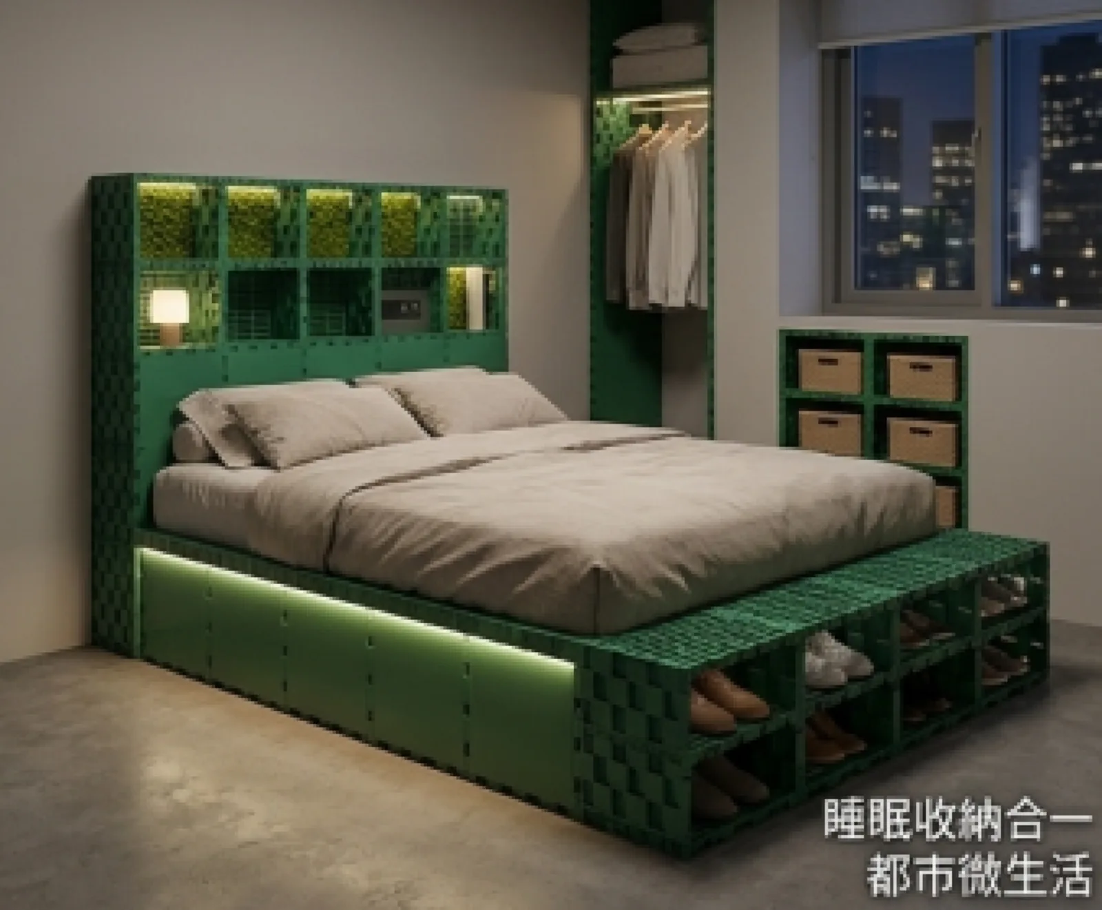 MECube無限方塊雙人床組產品圖